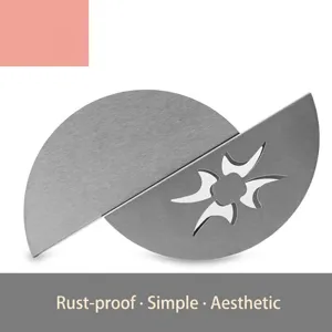 Portatovaglioli moderno in acciaio inossidabile a forma di ventaglio dal design minimal