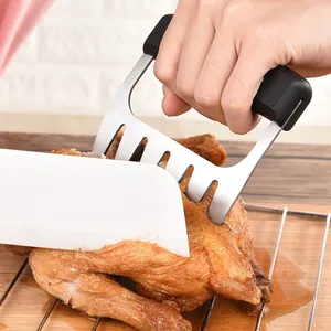 Stainless steel meat shredder claws with PP handles for BBQ pork and chicken