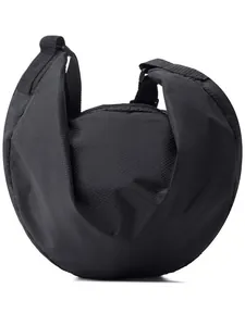Sac de sport noir en nylon ripstop pour le basket-ball le football et le volley-ball