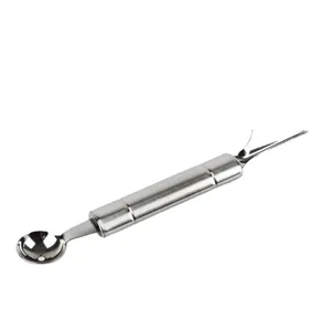 Sacabolas de fruta y cuchillo de tallado de acero inoxidable para bandejas de fruta DIY