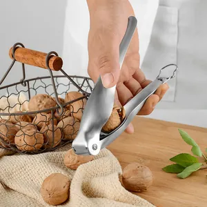 Professional heavy duty 304 stainless steel chestnut opener and walnut cracker tool