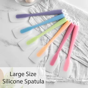 Grande Spatule à Crème en Silicone Translucide Grattoir à Beurre Antiadhésif Résistant à la Chaleur Outils de Boulangerie pour Ustensiles de Cuisine