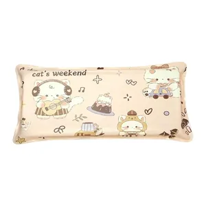 Coussin de glace rafraîchissant chat pour la sieste, tapis gel sans eau été