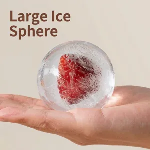 Molde grande para bolas de hielo de whisky para esferas de hielo redondas DIY