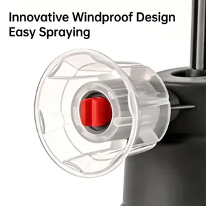 Innovative windproof spray nozzle detail for multi-functional foam sprayer bottle