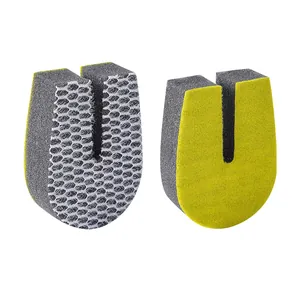 U-shaped thickened magic cleaning sponge brush for kitchen sink dishwashing tasks