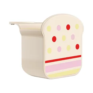 Panier suspendu mignon en forme de pain pour évier de cuisine, rangement et drainage, blanc