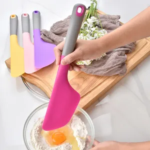Grande spatola in silicone resistente al calore per pasticceria e crema di torte