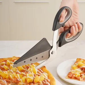 Detachable Stainless Steel Pizza Scissors Multifunctional Kitchen Baking Tool With Ergonomic Handle And Pizza Server Shovel