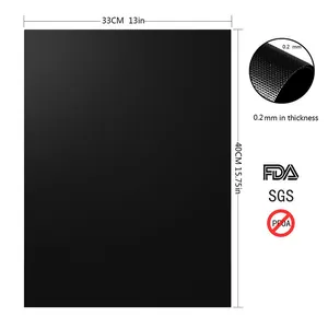 Antihaft-Grillmatte aus Glasfaser mit 33x40cm Abmessungen und FDA-Zertifizierung