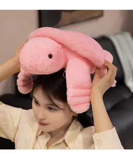 Cute pink plush turtle backpack toy for girls, high quality soft and fluffy animal design