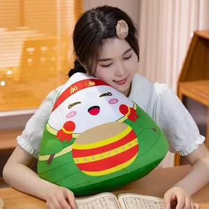 Cartone Animato Zongzi Peluche Bambola端午节 Regalo Cuscino Home Decor Verde Peluche Corto PP Cotone Cuscino