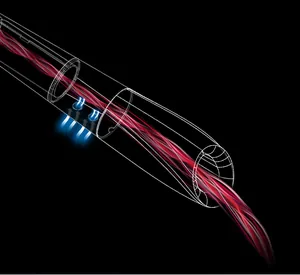 Interne Mechanik-Schematik des Circle Joy elektrischen Weinöffners mit Luftstrom