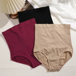 Women High Waist Tummy Control Seamless Panties Butt Lifting Shapewear Body Shaper Postpartum Recovery Slimming Underwear