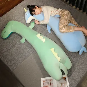 Cojín largo de animal de dibujos animados para dormir de lado y apoyo de piernas en dormitorio