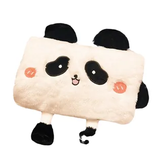 Süßer Panda Plüsch Wärmflaschenbezug aus weichem Fell mit abnehmbarem Design