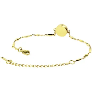Elegant 12mm stainless steel aromatherapy essential oil diffuser bracelet in gold