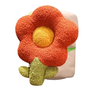 Süße Plüsch Kuscheldecke in Blumenform für Schüler Nickerchen