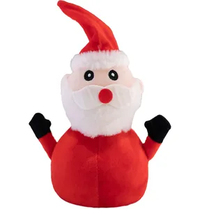 Reversibles Weihnachtsmann-Plüschtier aus weichem Samt als Weihnachtsgeschenkidee