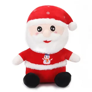 Niedliche Cartoon Weihnachtsmann Plüschtier Puppe für Weihnachtsgeschenke Dekoration