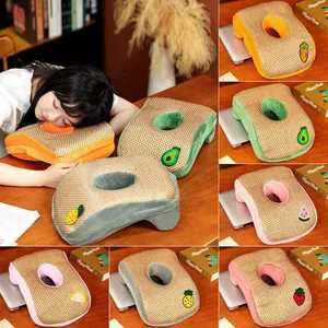 Almohada de siesta de espuma viscoelástica ice vine con bordado de frutas
