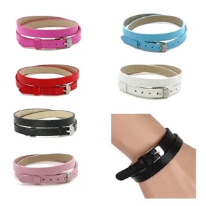 PU-leren Dubbele Wikkel Armband Band Verstelbare Vervangende Riem Voor DIY Sieraden Maken Kleurrijke Mode Polsband Voor Dames Heren