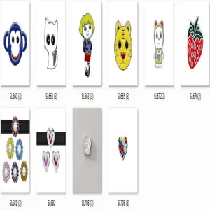 Detailed selection of various alloy cartoon charms for 8mm DIY wristband jewelry accessories