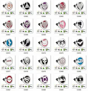 Colección de clips de ventilación de aromaterapia para coche de 30mm con varios diseños