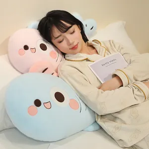 Cute cartoon fish plush pillow for sleeping and bed decoration at home