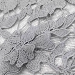 Milk Silk Water Soluble Lace Fabric Embroidered Hollow Out Flower Applique Mesh For Dress Wedding Garment DIY Craft