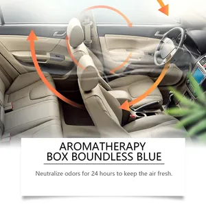 Scatola per aromaterapia auto con circolazione dell'aria 24 ore e neutralizzazione.