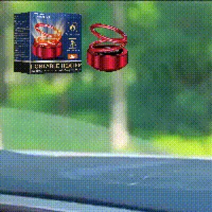 Calentador molecular cinético portátil para coche con su caja de embalaje azul de venta