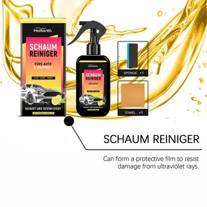 Homonth Schaumreiniger Spray Set Details und UV-Schutzfilm Beschreibung