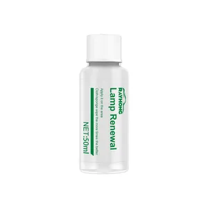 Detailansicht der 50-ml-Rayhong-Scheinwerfer-Erneuerungsflüssigkeit mit Anleitung.