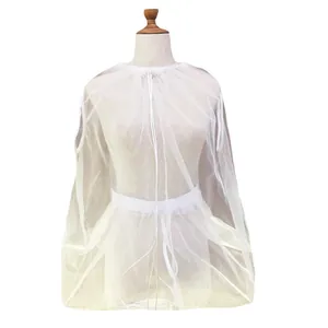 Protector de falda de novia profesional en tul blanco para ayuda en el baño de bodas