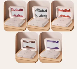 Lámpara de arena móvil con base de carga inalámbrica y altavoz Bluetooth en 5 colores