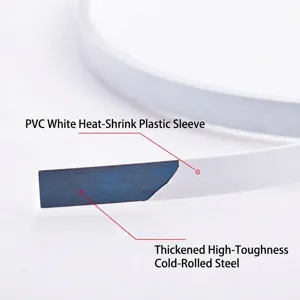 Weißer PVC-beschichteter kaltgewalzter Stahldraht für die Formgebung von Hochzeitskleidern