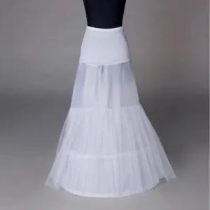 Jupon cerceau réglable blanc pour robes de mariée et style Lolita