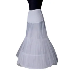 Jupon blanc réglable en os de poisson, jupe longue bouffante pour robe de mariée lolita