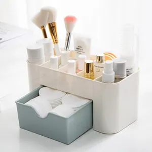 Funktionaler Schreibtisch-Organizer für Make-up mit Schublade und Fächern zur Lagerung