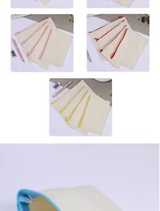 Detailed view of canvas pencil pouches with colorful zippers for stationery and makeup storage