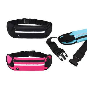 Sac banane de sport imperméable pour course et vélo, ceinture de fitness mince