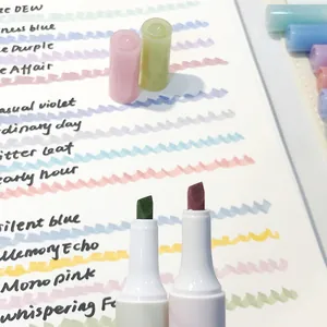 Set aus bunten, schnell trocknenden Textmarkern für Journaling und Markieren Aufgaben