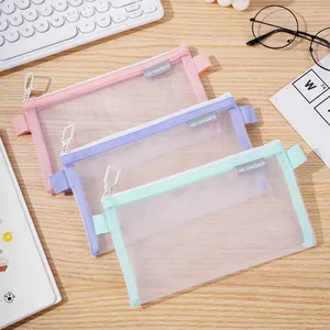 Große Kapazität Netz Kosmetiktasche Transparent Make-Up Beutel Für Damen Reisen Kulturbeutel Tragbare Minimalistische Aufbewahrungstasche