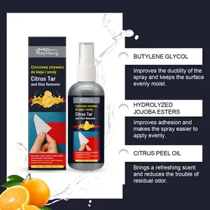 Detailed overview of Rayhong citrus tar and glue remover spray ingredients and benefits