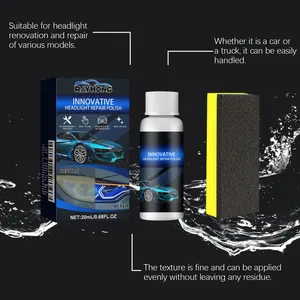 Koplamp reparatieset inclusief 20ml renovatievloeistof en speciale reinigingsspons