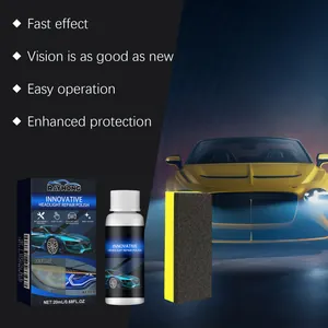 Rayhong auto koplamp reparatie polijstset met vloeistof en spons voor reiniging