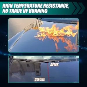 High-temperature resistance test and gloss comparison for Jaysuing car coating spray detail