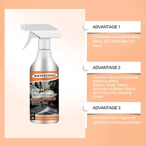 Rayhong Mehrzweck-Schaumreiniger Spray mit Details zur Reinigungskraft und 60ml Inhalt