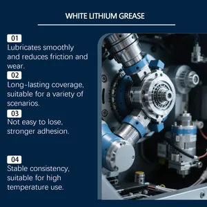 Avantages et caractéristiques de la graisse au lithium blanche pour machines industrielles